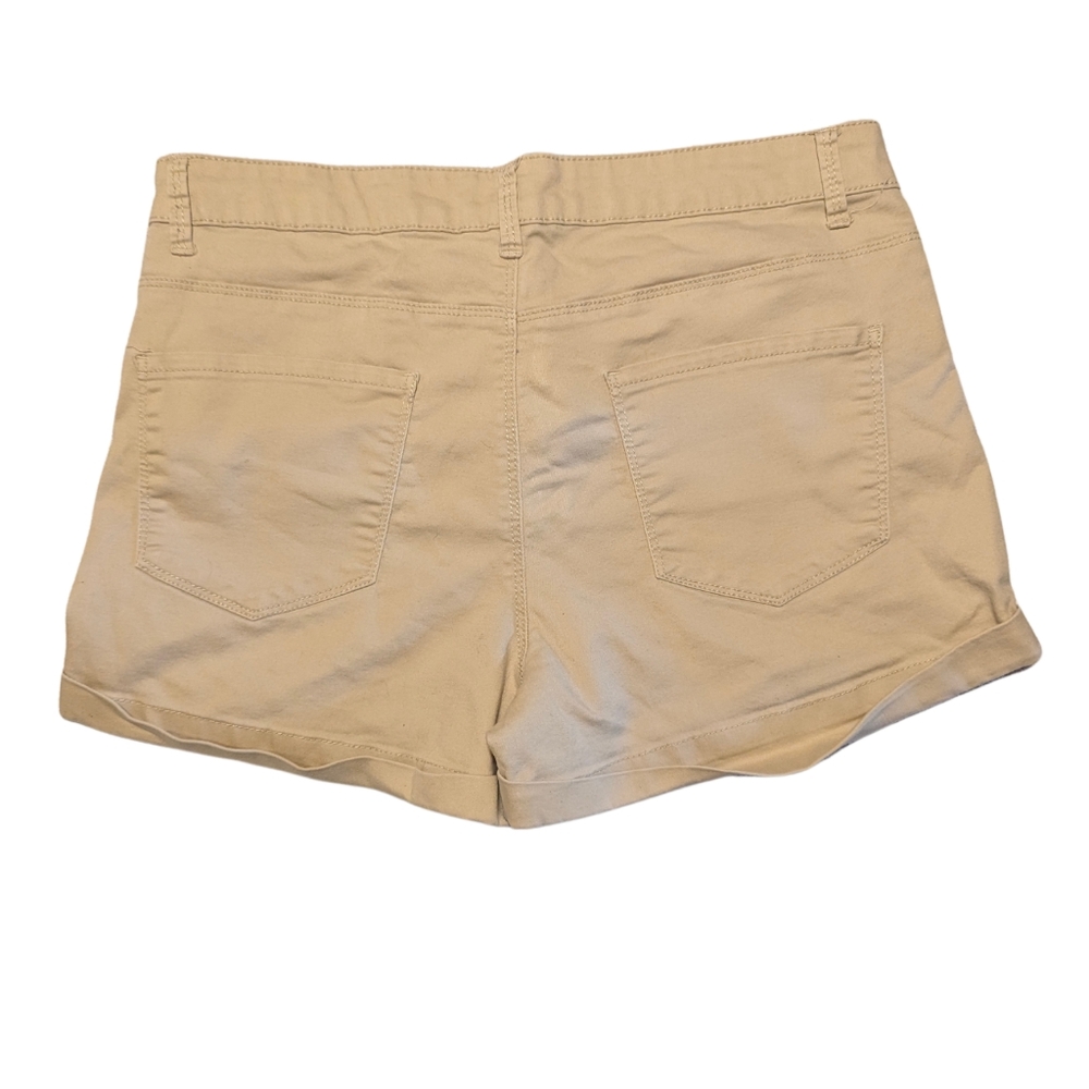 Forever 21 Khaki Shorts Preppy Clean Girl Aesthetic Sz M - Picture 4 of 7
